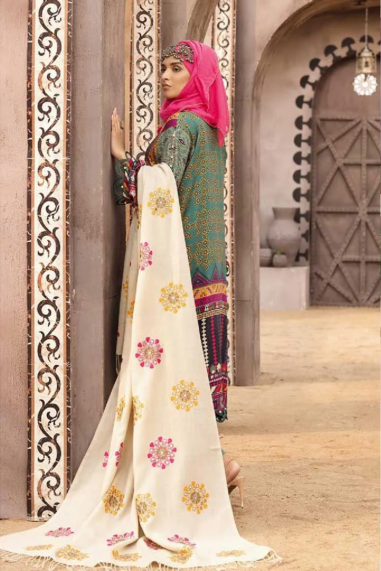 02 Gul e Zarki Cotton Satin Printed Collection Vol 3