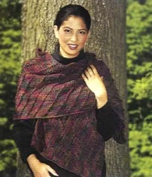 1-2-3 Easy Diagonal Shawl Scarf Pattern (Crochet)