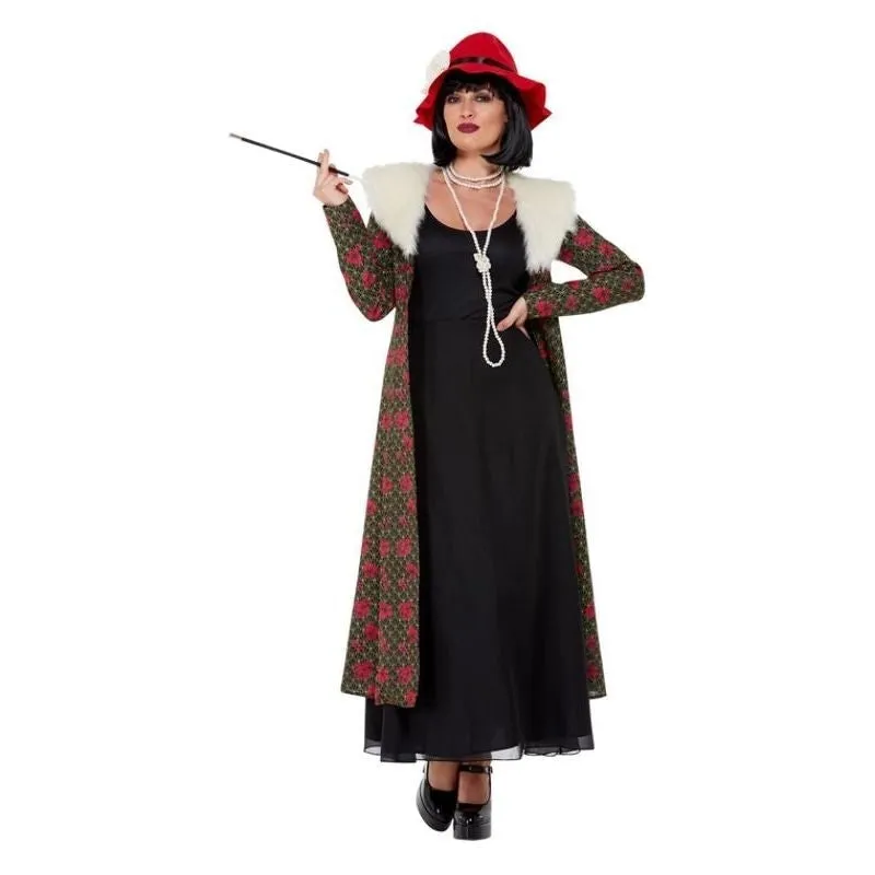 20s Gangsters Moll Costume Adult Black