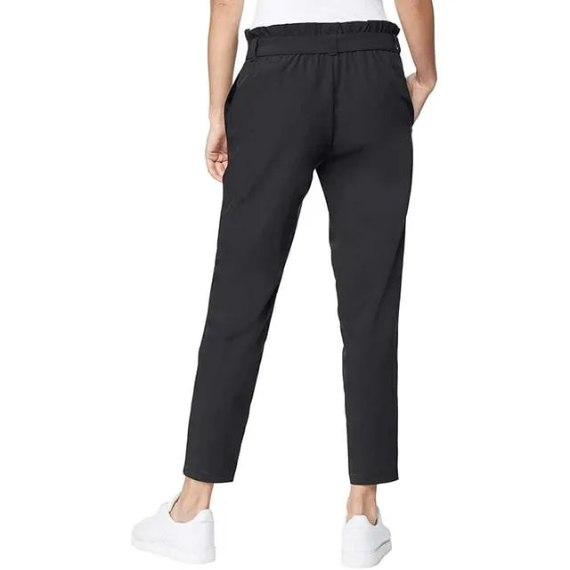 32 Degrees Women's Tie Front Stretch Ankle Length Pants