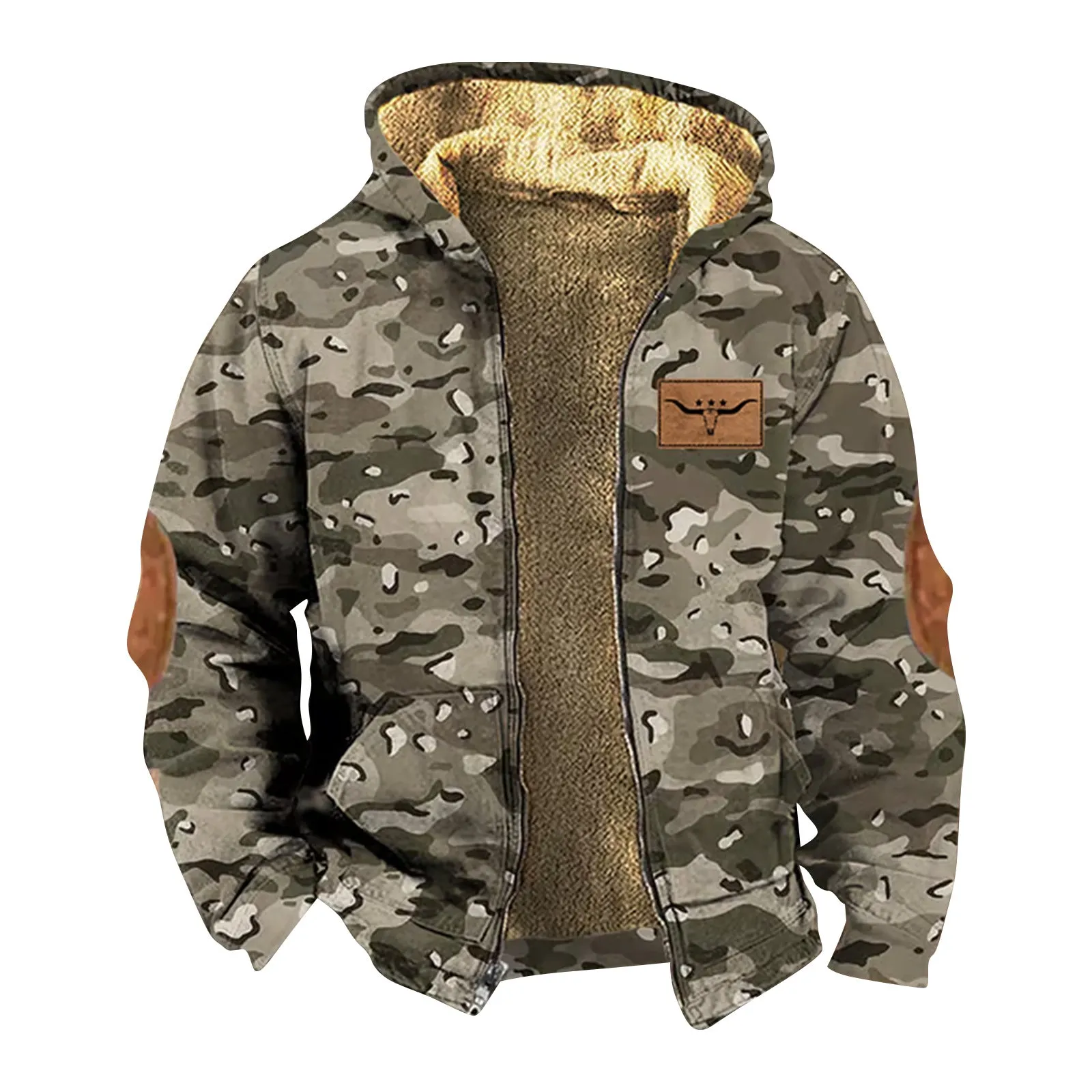 3D CAMOUFLAGE PRINTED DIGITAL PRINTED HOODIE