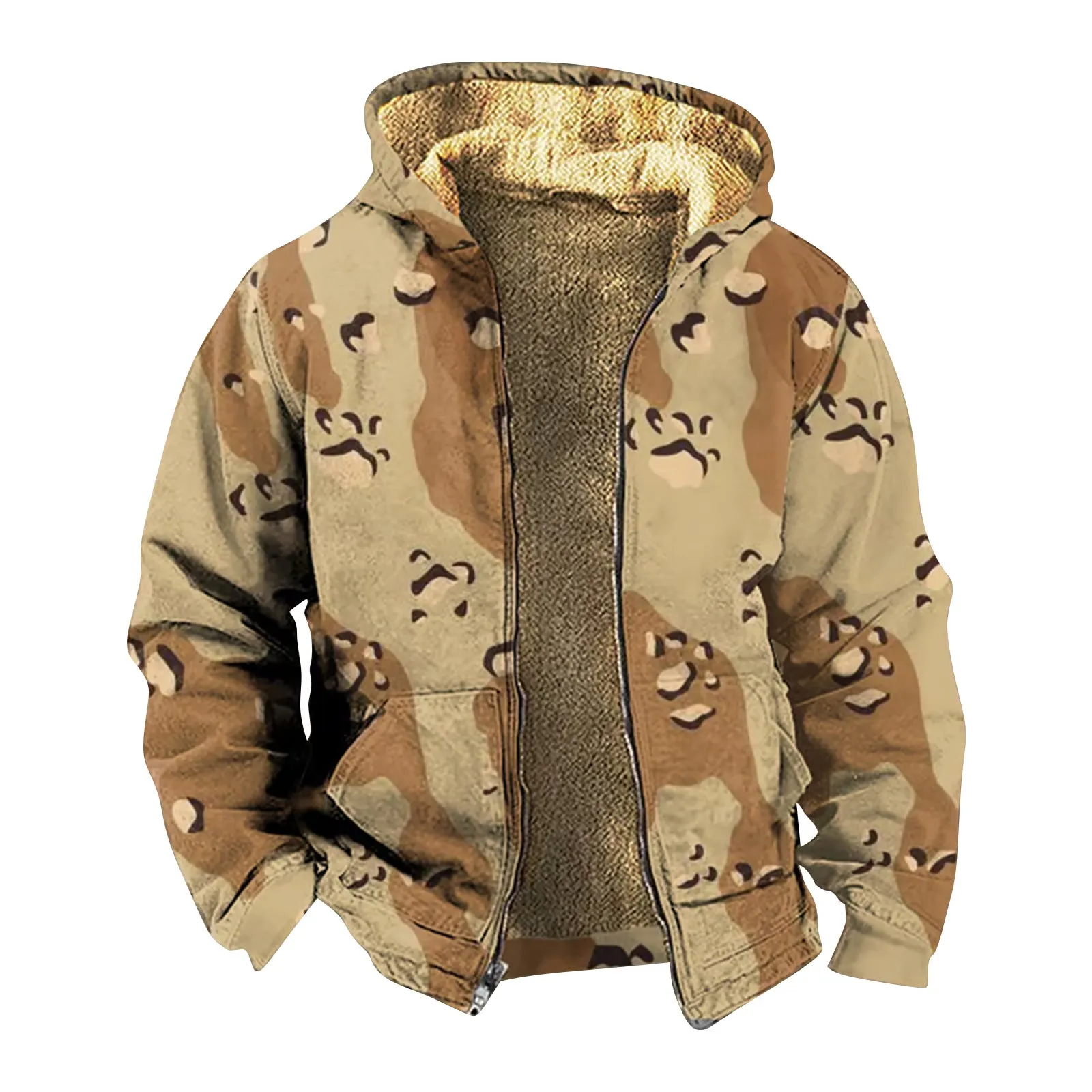 3D CAMOUFLAGE PRINTED DIGITAL PRINTED HOODIE