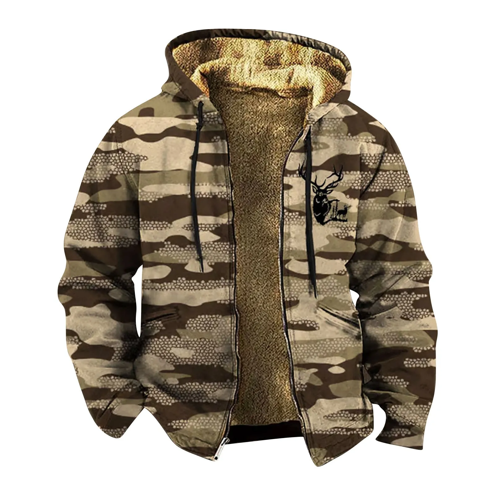 3D CAMOUFLAGE PRINTED DIGITAL PRINTED HOODIE