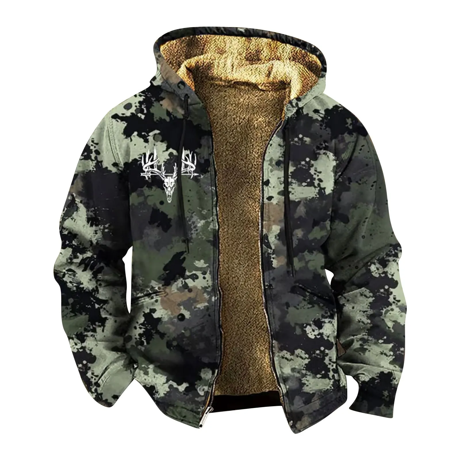 3D CAMOUFLAGE PRINTED DIGITAL PRINTED HOODIE