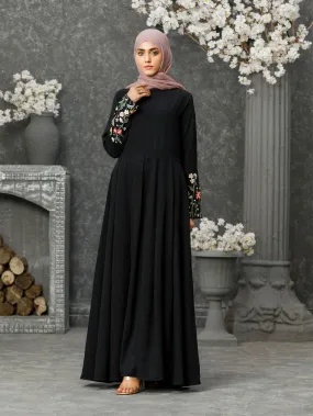 Abaya Bahaar Black