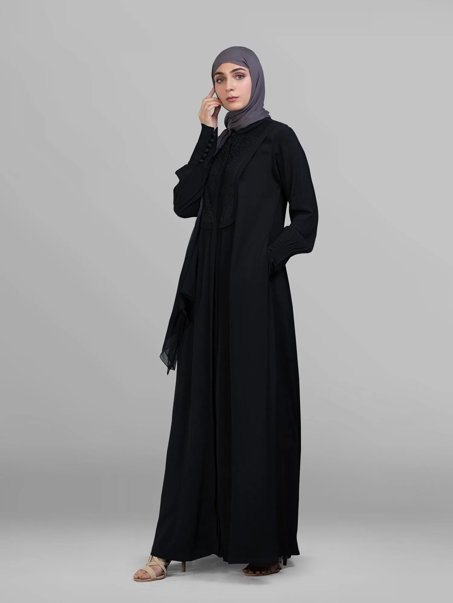 Abaya Black Spinel