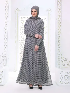 Abaya Gingham