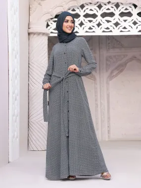 Abaya Houndstooth