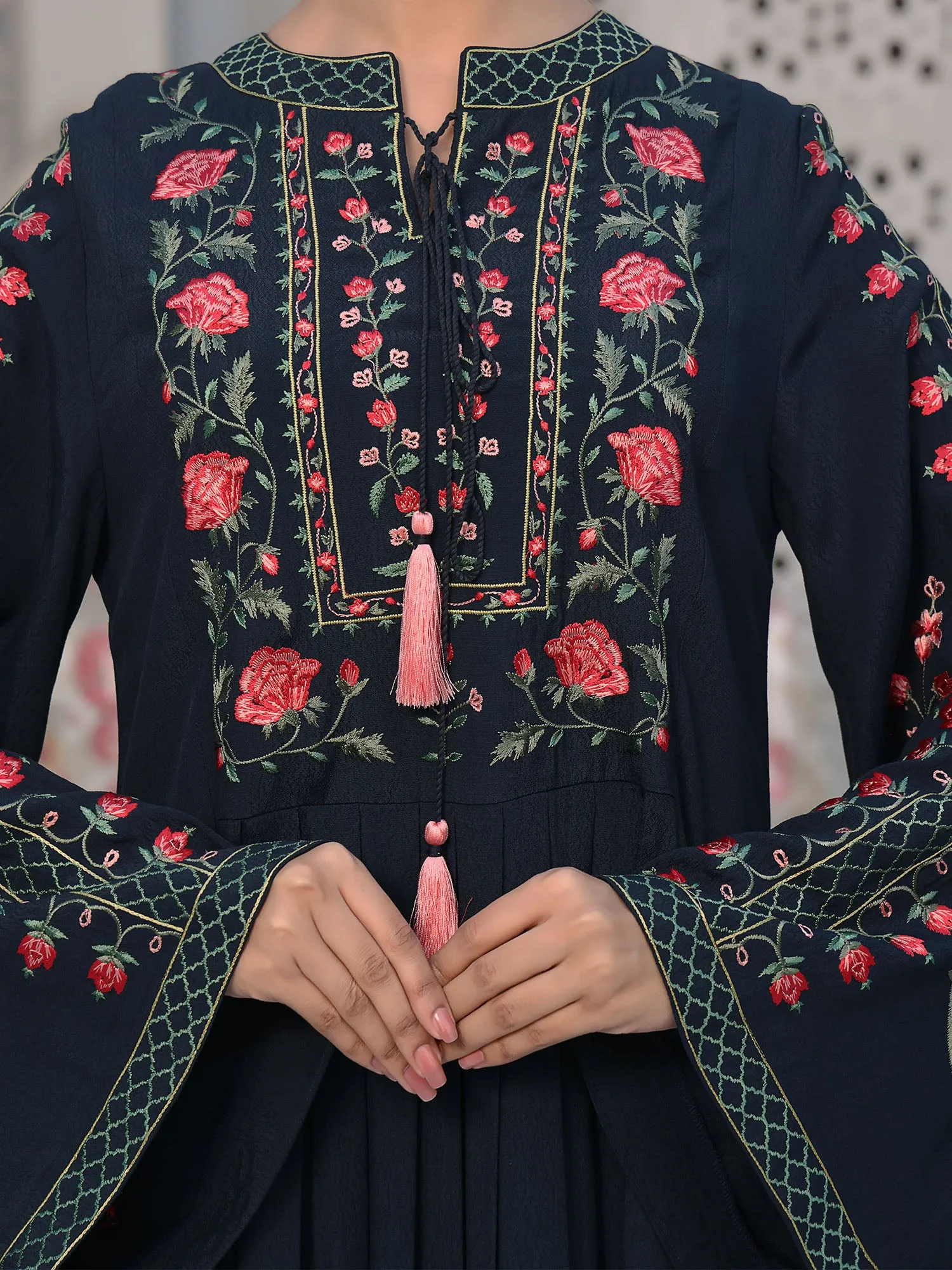 Abaya Nur Jahan Navy