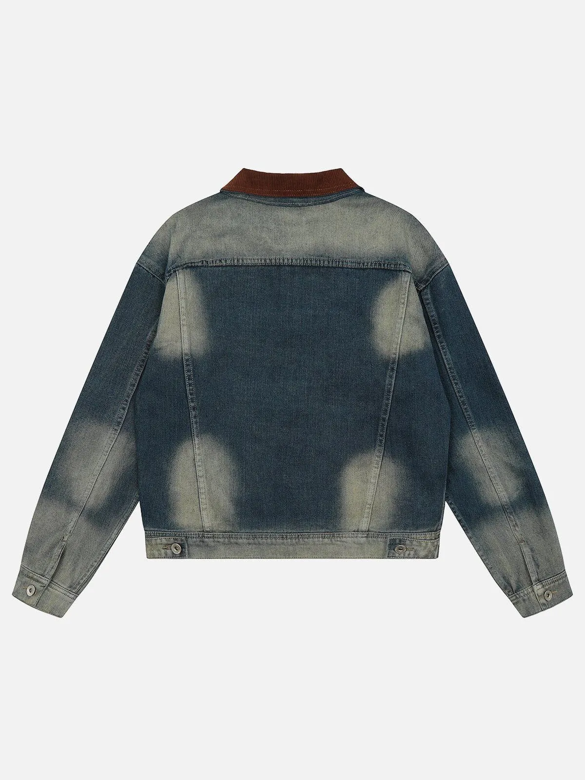 Aelfric Eden Gradient Crop Denim Jacket