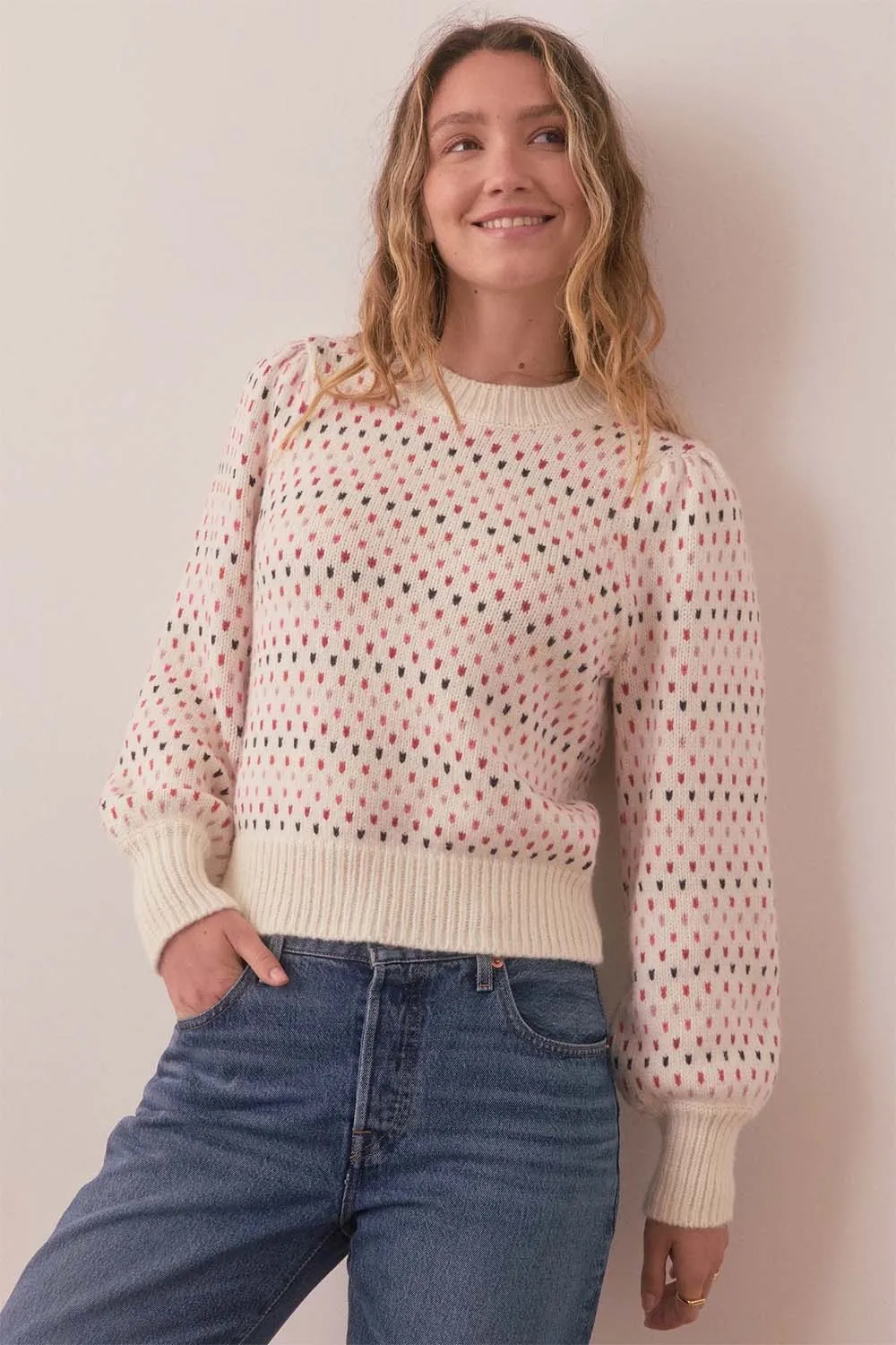 ALMA PUFF SLEEVE SWEATER