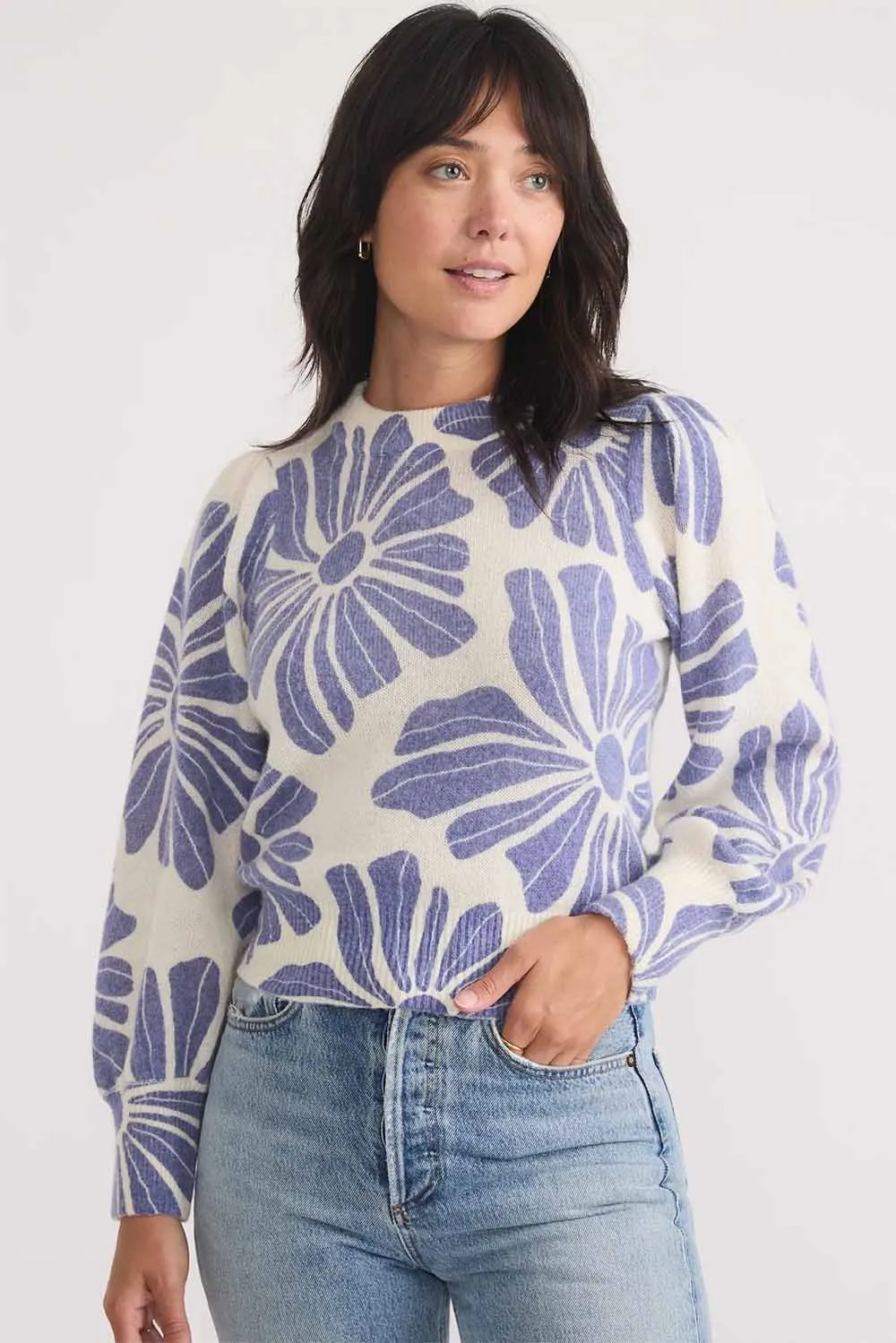 ALMA PUFF SLEEVE SWEATER