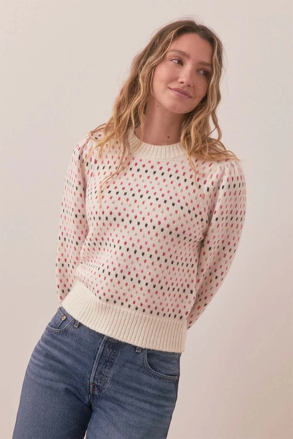 ALMA PUFF SLEEVE SWEATER