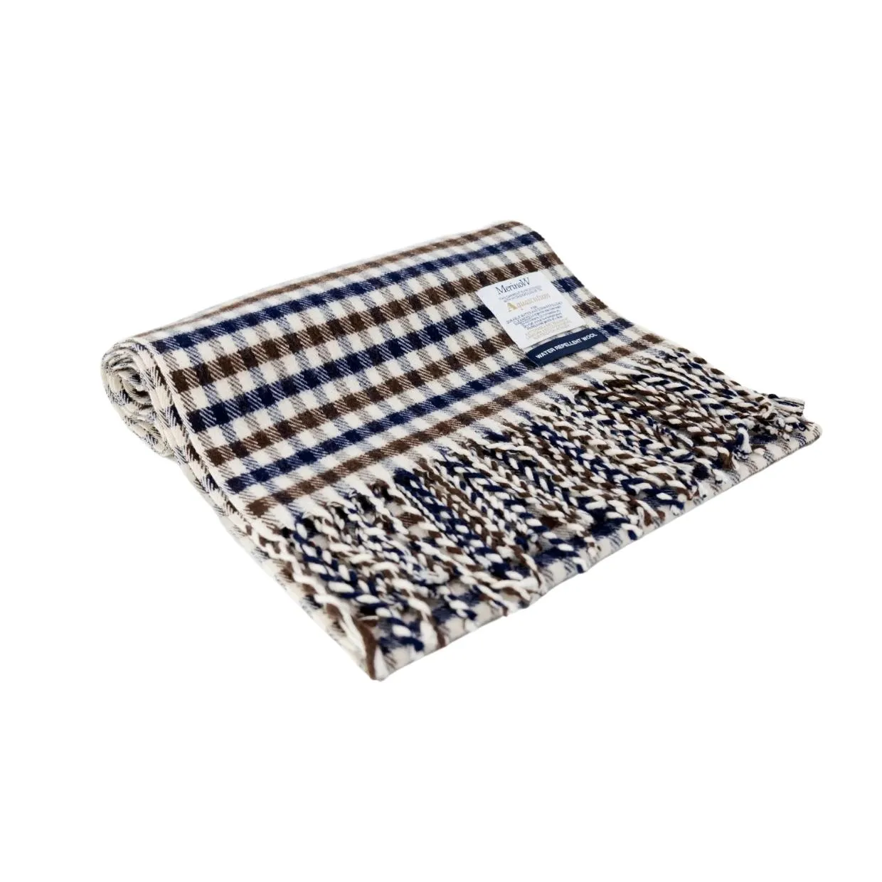 Aquascutum Club Check Merino Wool Scarf