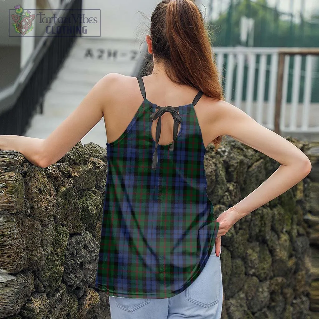 Baird Tartan Loose Halter Neck Camisole