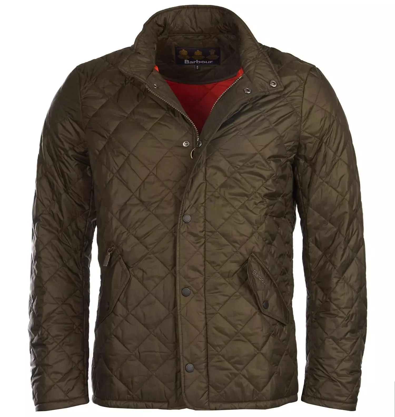 Barbour Chelsea Flyweight Quilted jacket in Olive MQU0007OL52