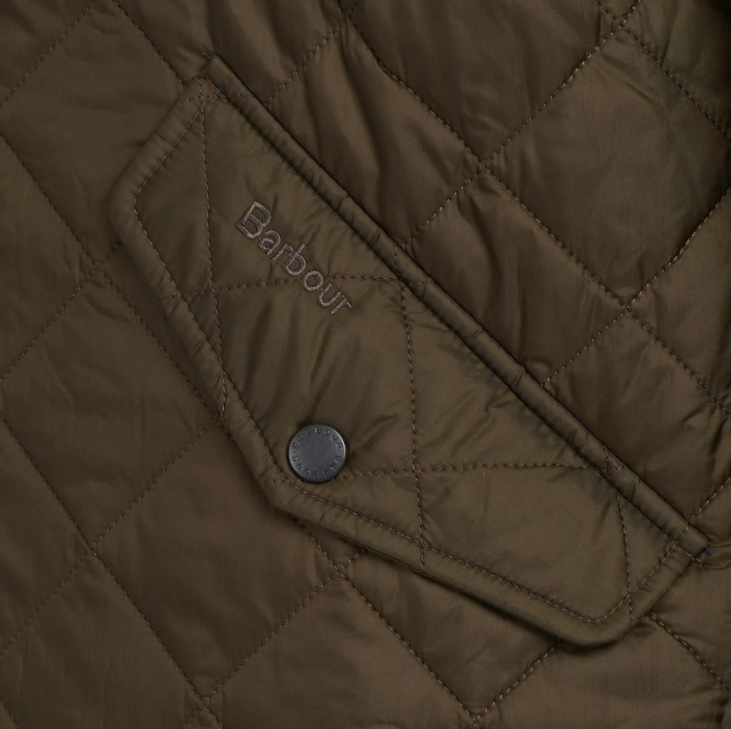 Barbour Chelsea Flyweight Quilted jacket in Olive MQU0007OL52