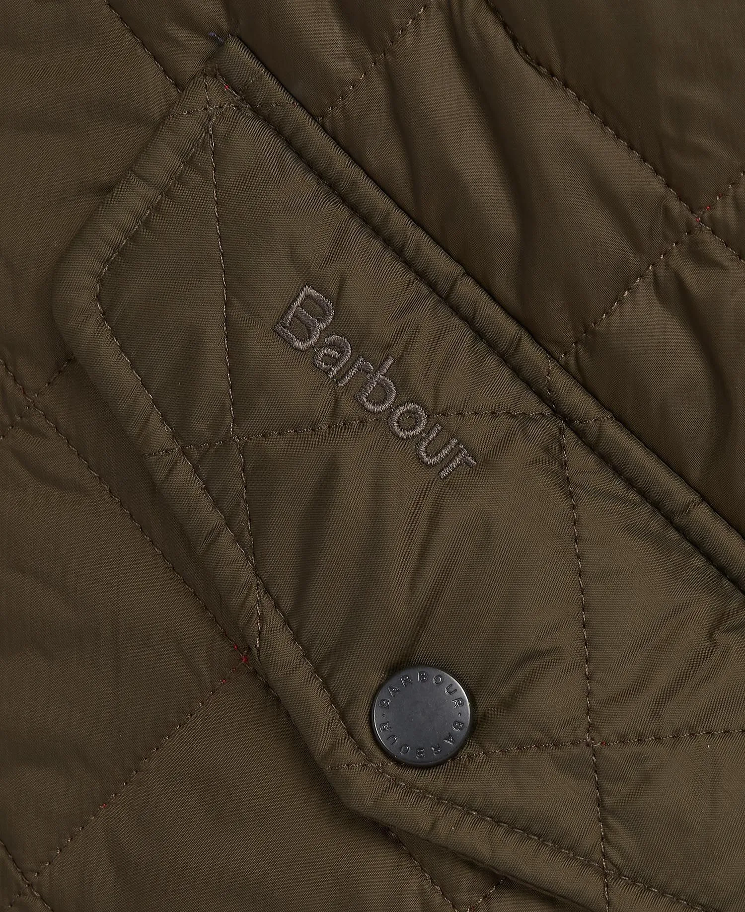 Barbour Chelsea Flyweight Quilted jacket in Olive MQU0007OL52