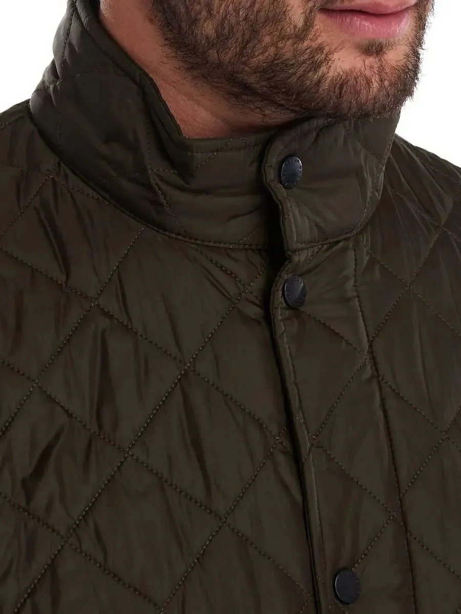 BARBOUR Flyweight Chelsea Quilted Jacket - Mens - Olive