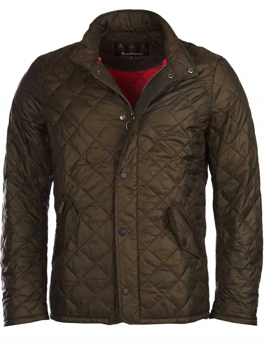 BARBOUR Flyweight Chelsea Quilted Jacket - Mens - Olive