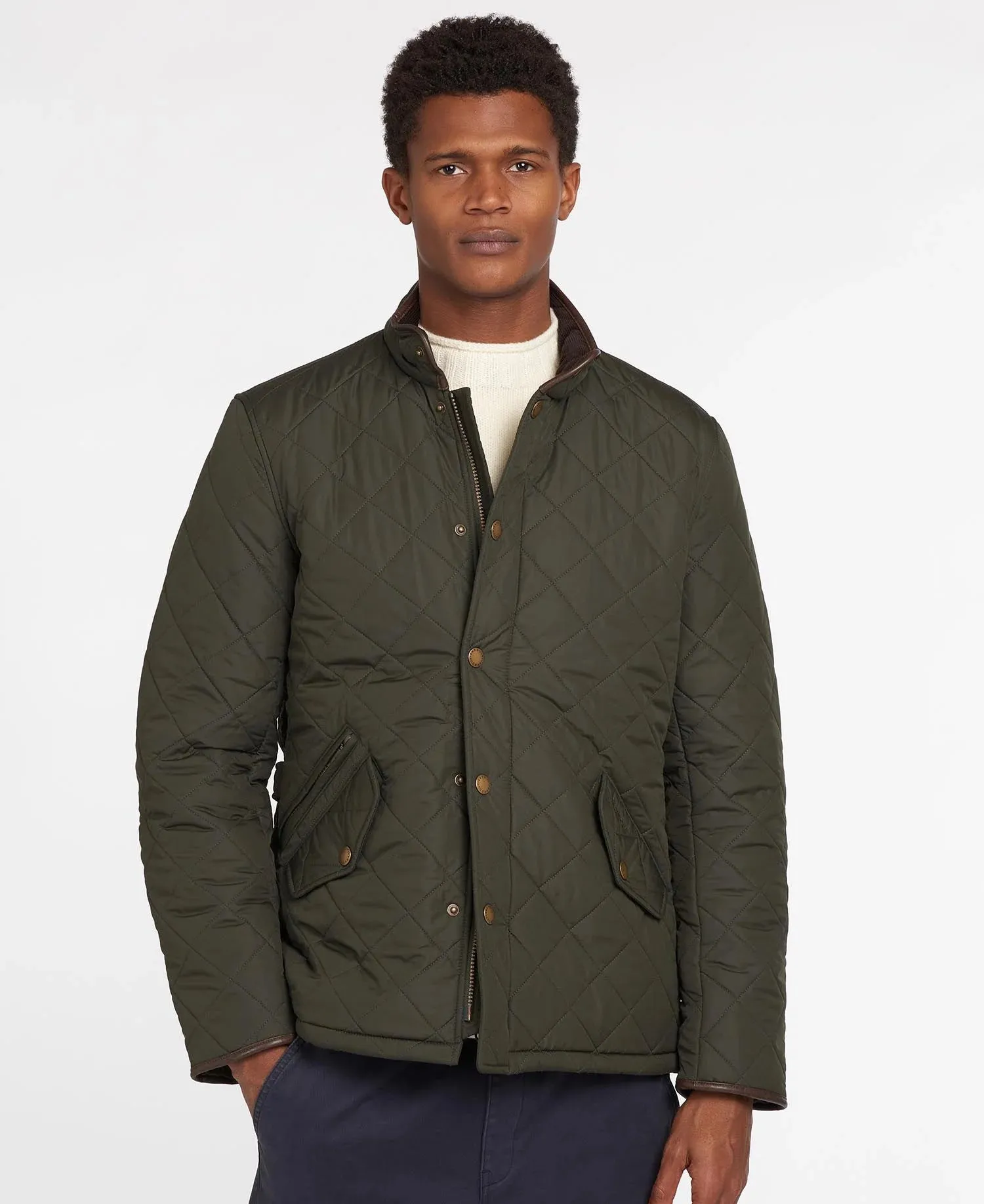 Barbour - Powell Quilted Jacket , Sage