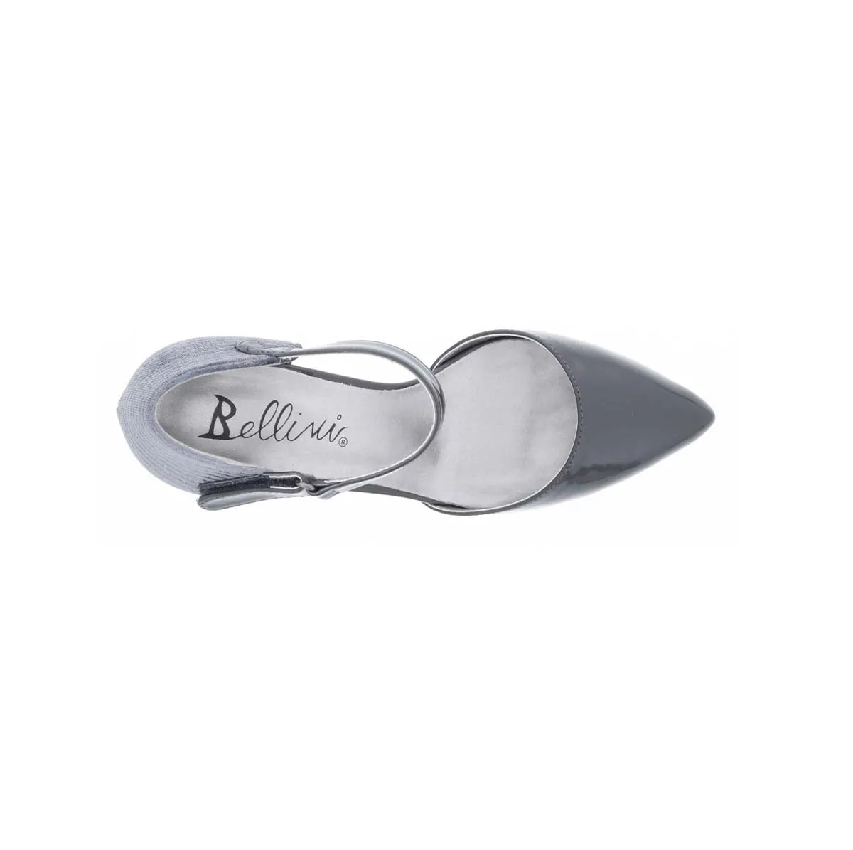 Bellini Lite Women Slingback Pump In Grey Patent/corduroy