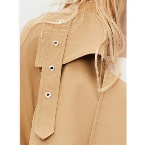 Belted Solid Color Wrap Coat