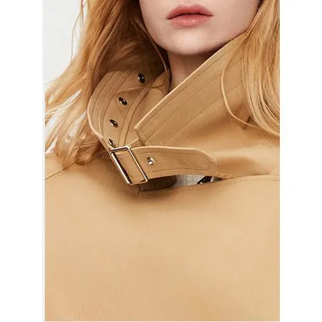 Belted Solid Color Wrap Coat