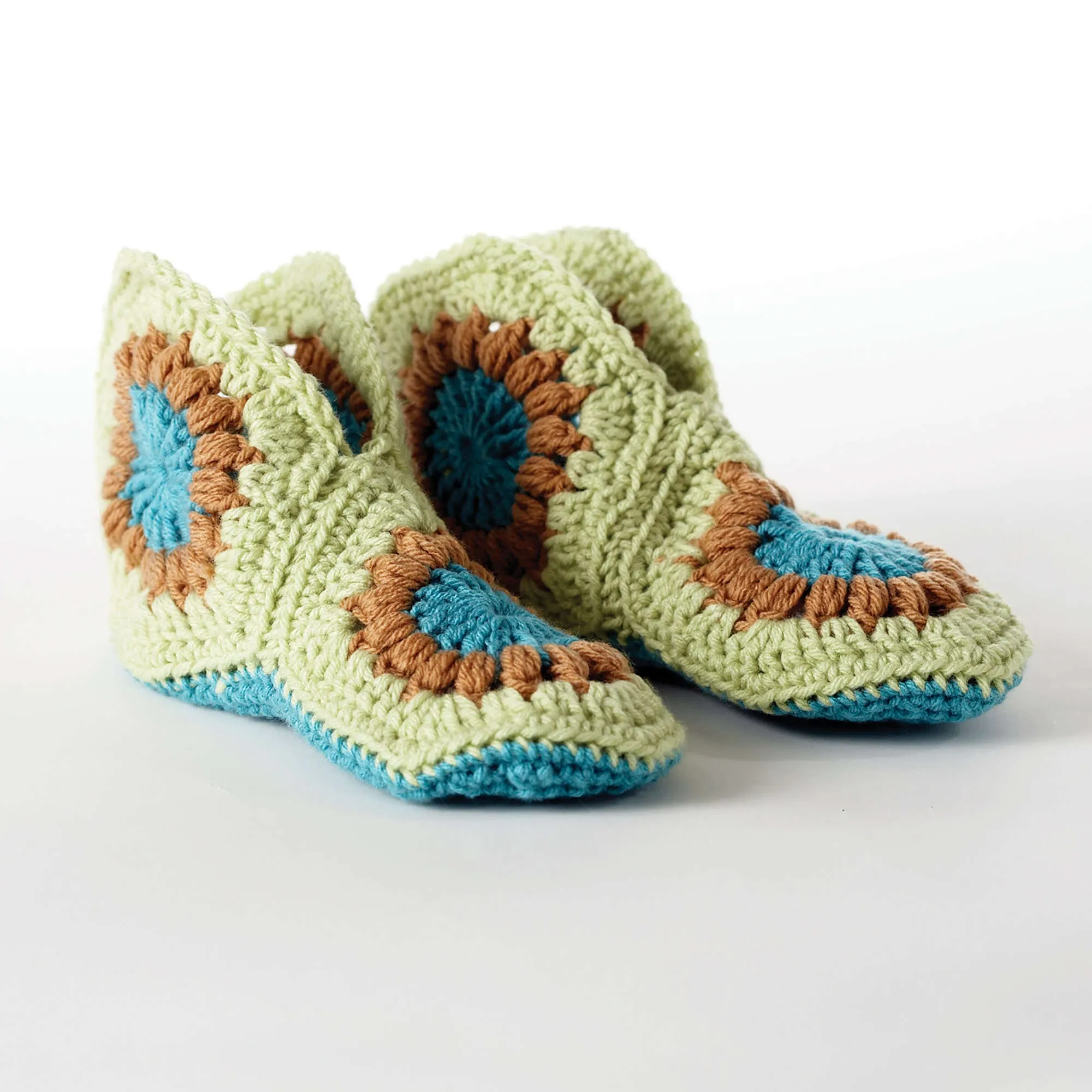 Bernat Crochet Granny Slippers