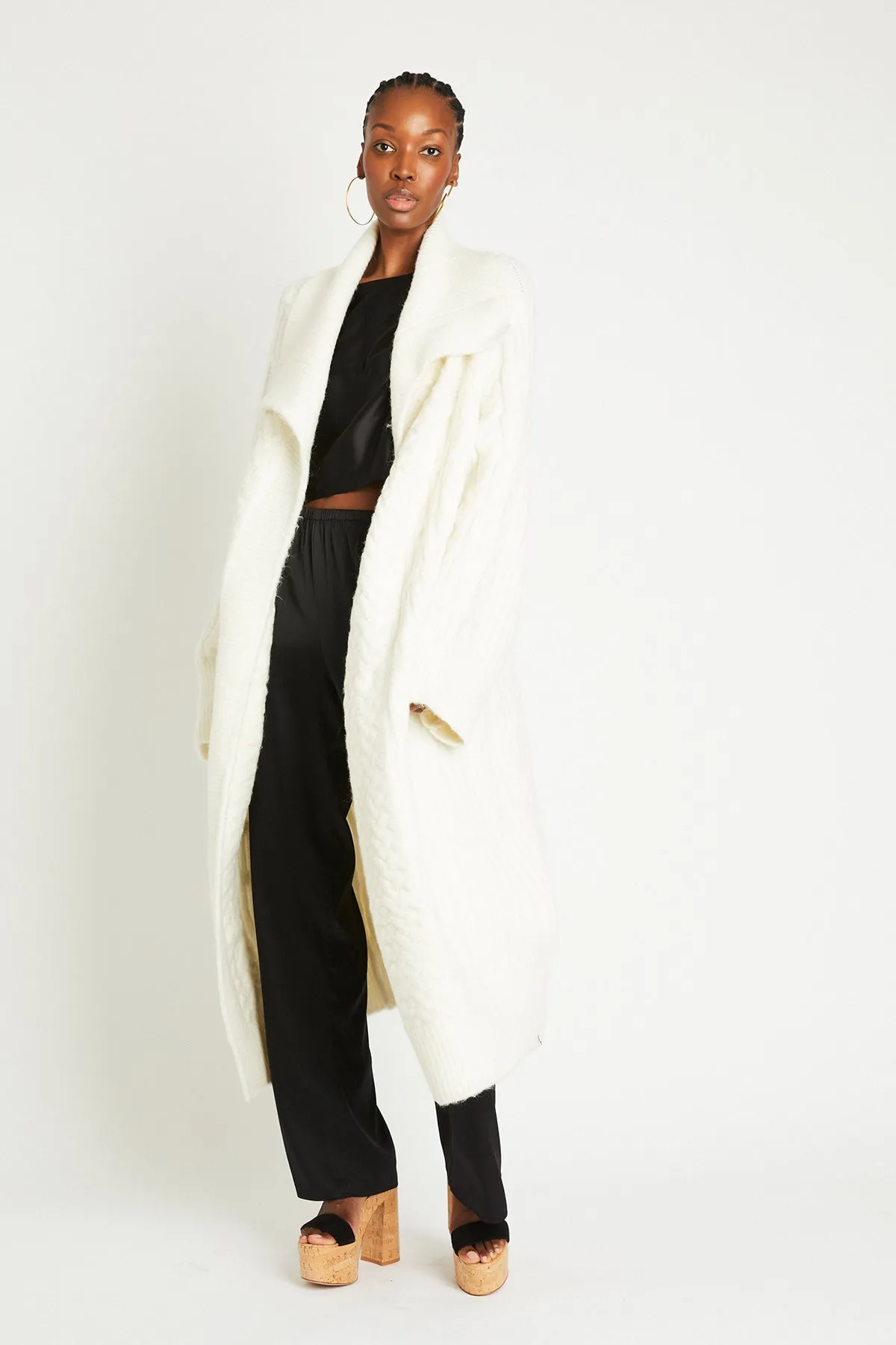   Beryll Anna Cashmere Coat | Snow