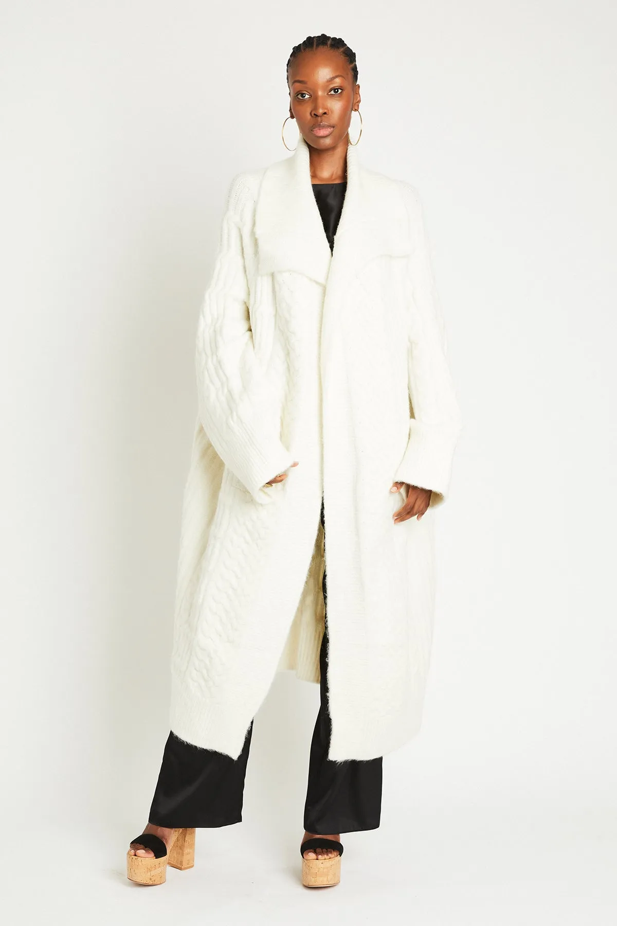   Beryll Anna Cashmere Coat | Snow