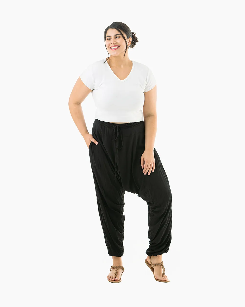 Black Savannah Harem Pants