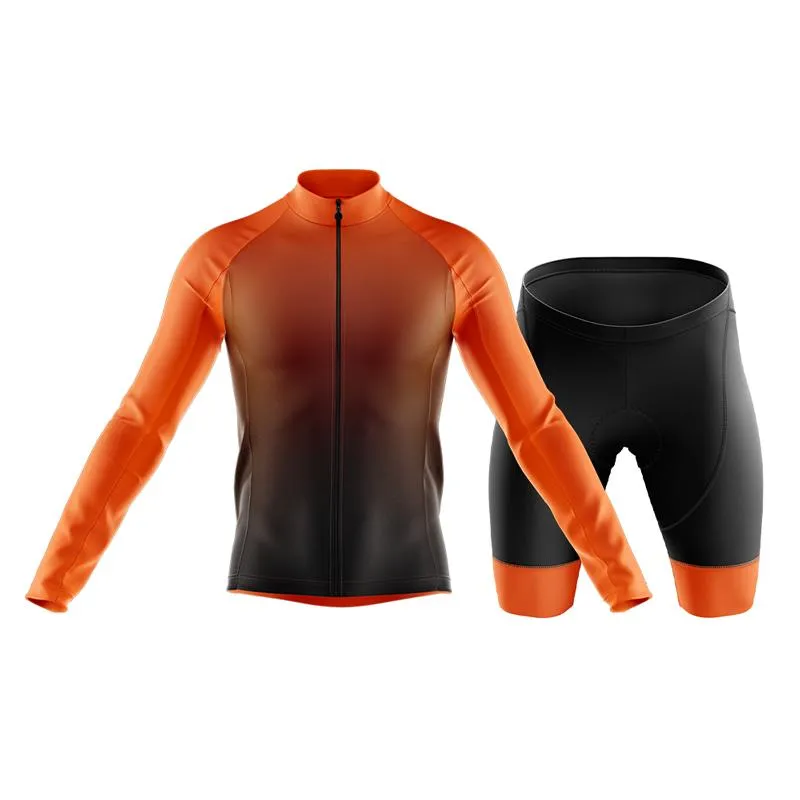 Black to Orange Club Cycling Kit