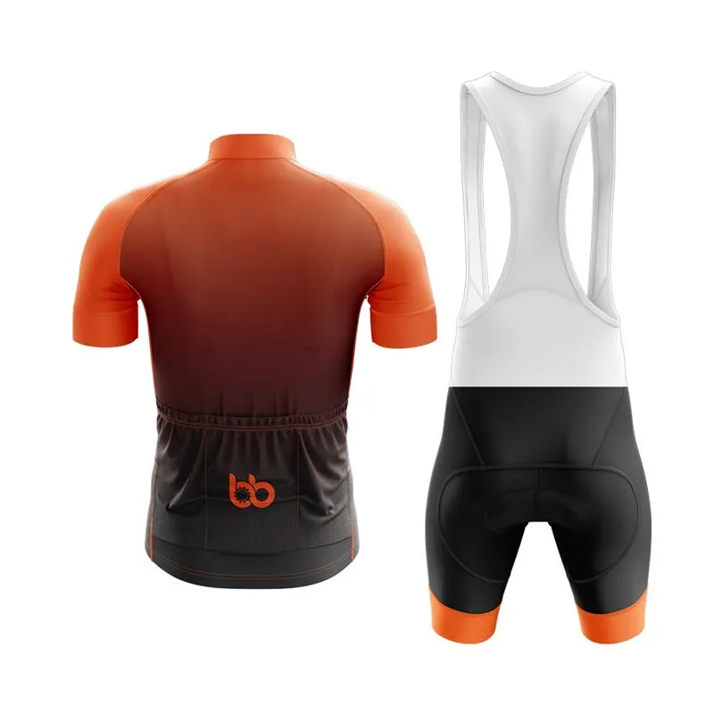 Black to Orange Club Cycling Kit