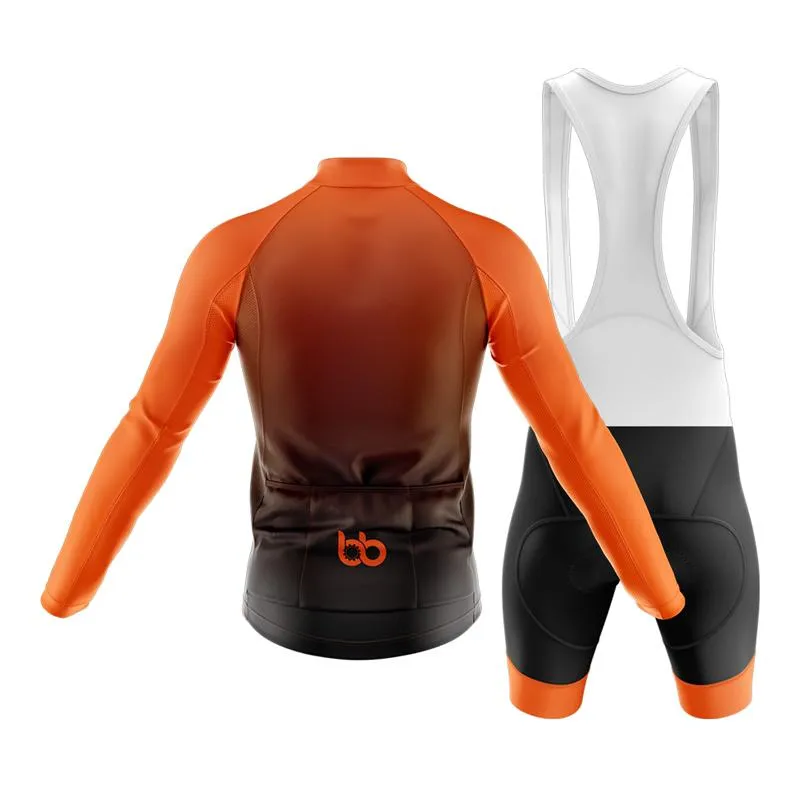 Black to Orange Club Cycling Kit