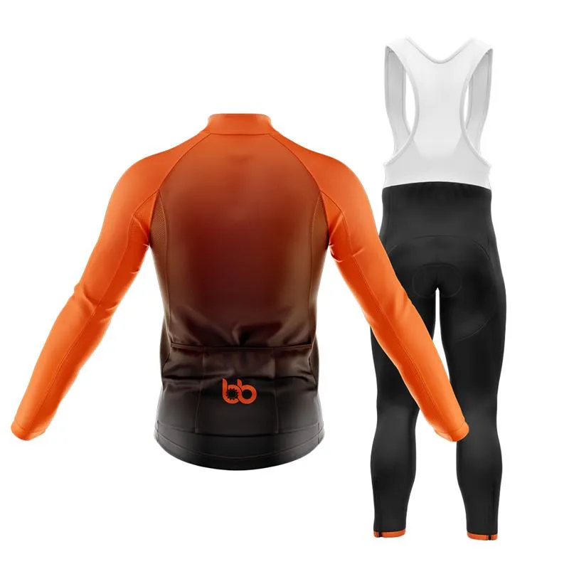 Black to Orange Club Cycling Kit