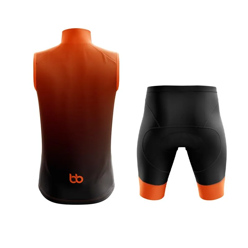 Black to Orange Club Cycling Kit