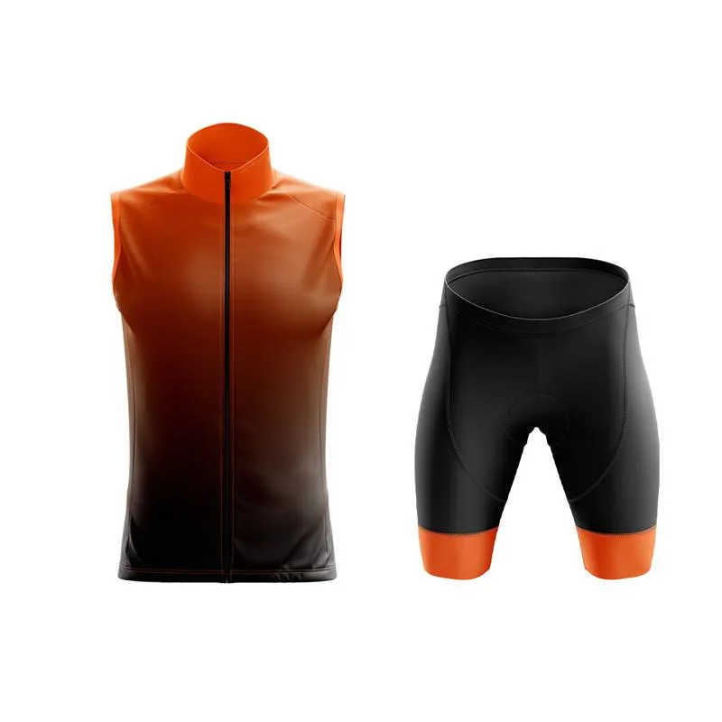 Black to Orange Club Cycling Kit