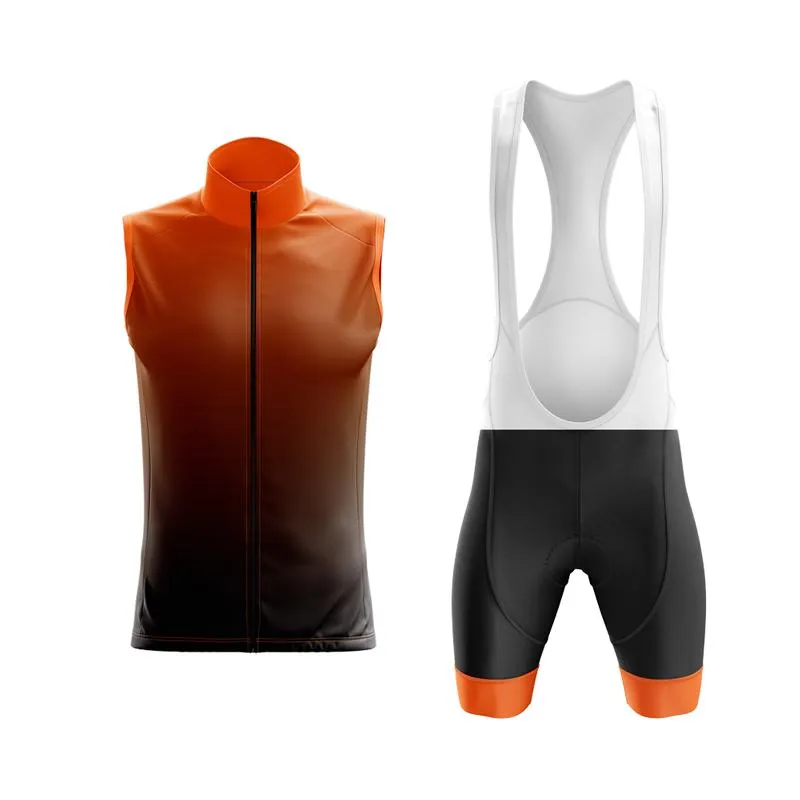 Black to Orange Club Cycling Kit