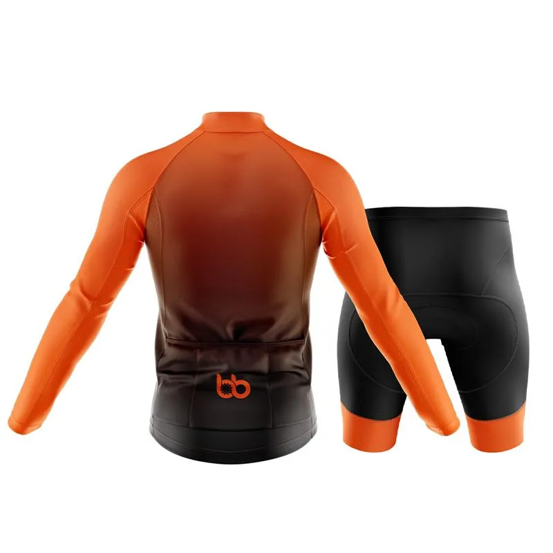 Black to Orange Club Cycling Kit