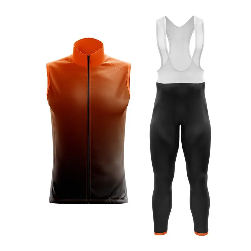 Black to Orange Club Cycling Kit