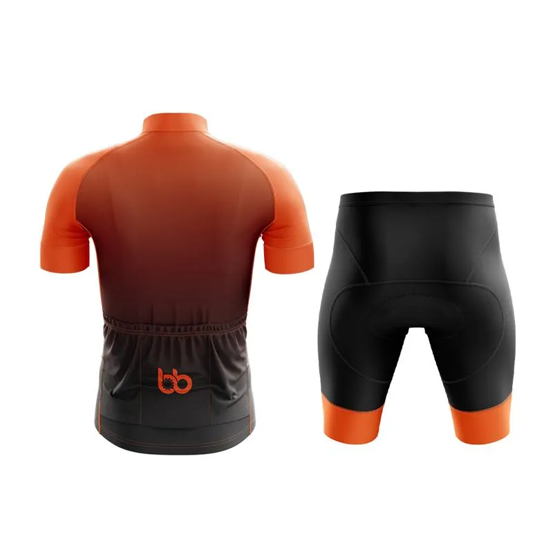 Black to Orange Club Cycling Kit