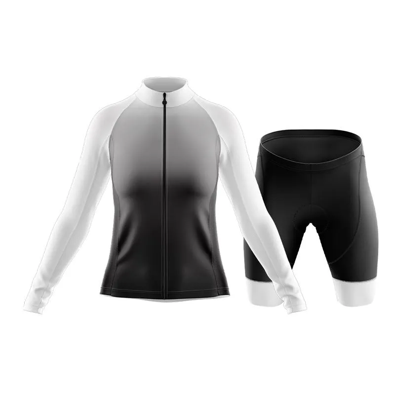 Black to White Club Cycling Kit