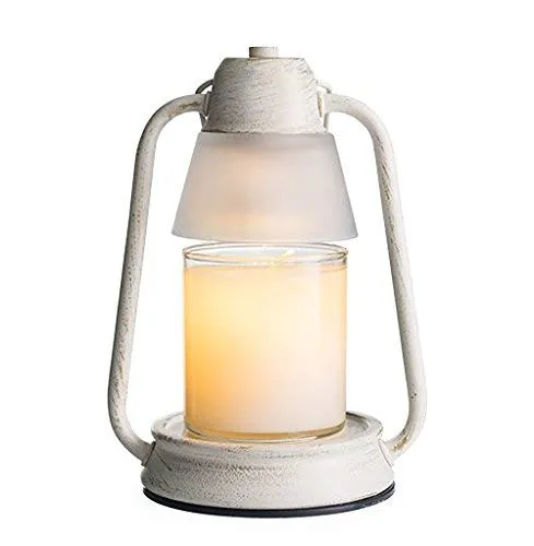 Candle Warmers Etc. Beacon Candle Warmer Lantern Top-Down Candle Melting 28cm Brushed Champagne