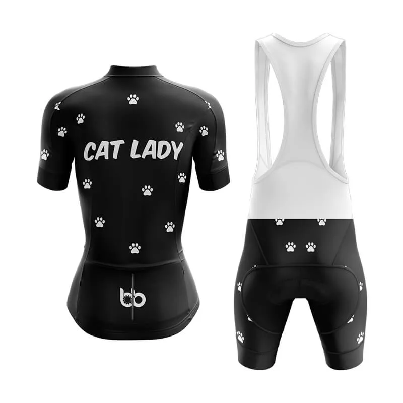 Cat Lady (V4-Black) Club Cycling Kit