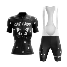 Cat Lady (V4-Black) Club Cycling Kit