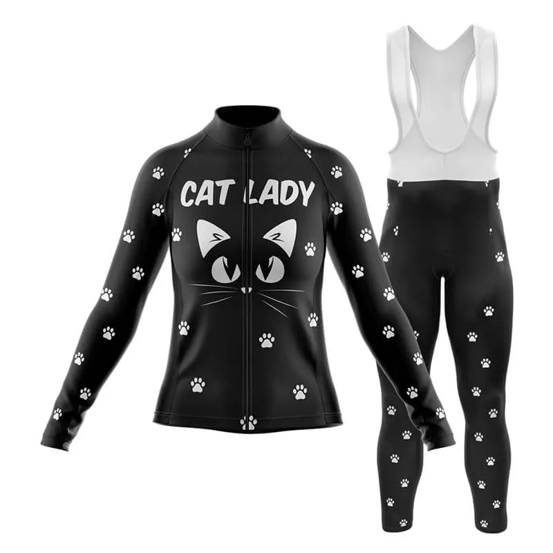 Cat Lady (V4-Black) Club Cycling Kit