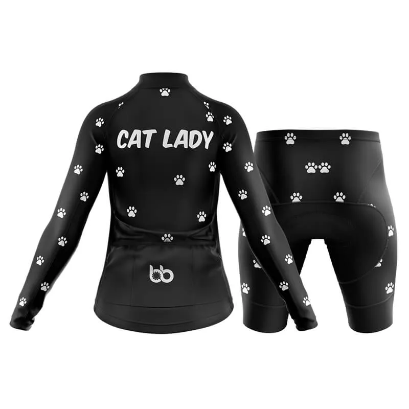 Cat Lady (V4-Black) Club Cycling Kit