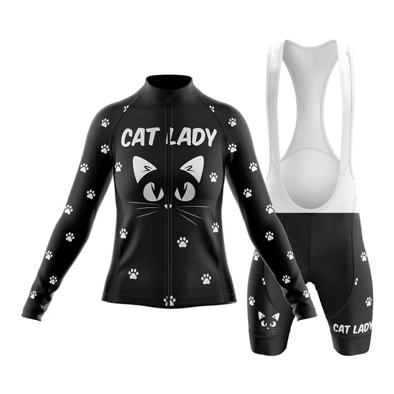 Cat Lady (V4-Black) Club Cycling Kit