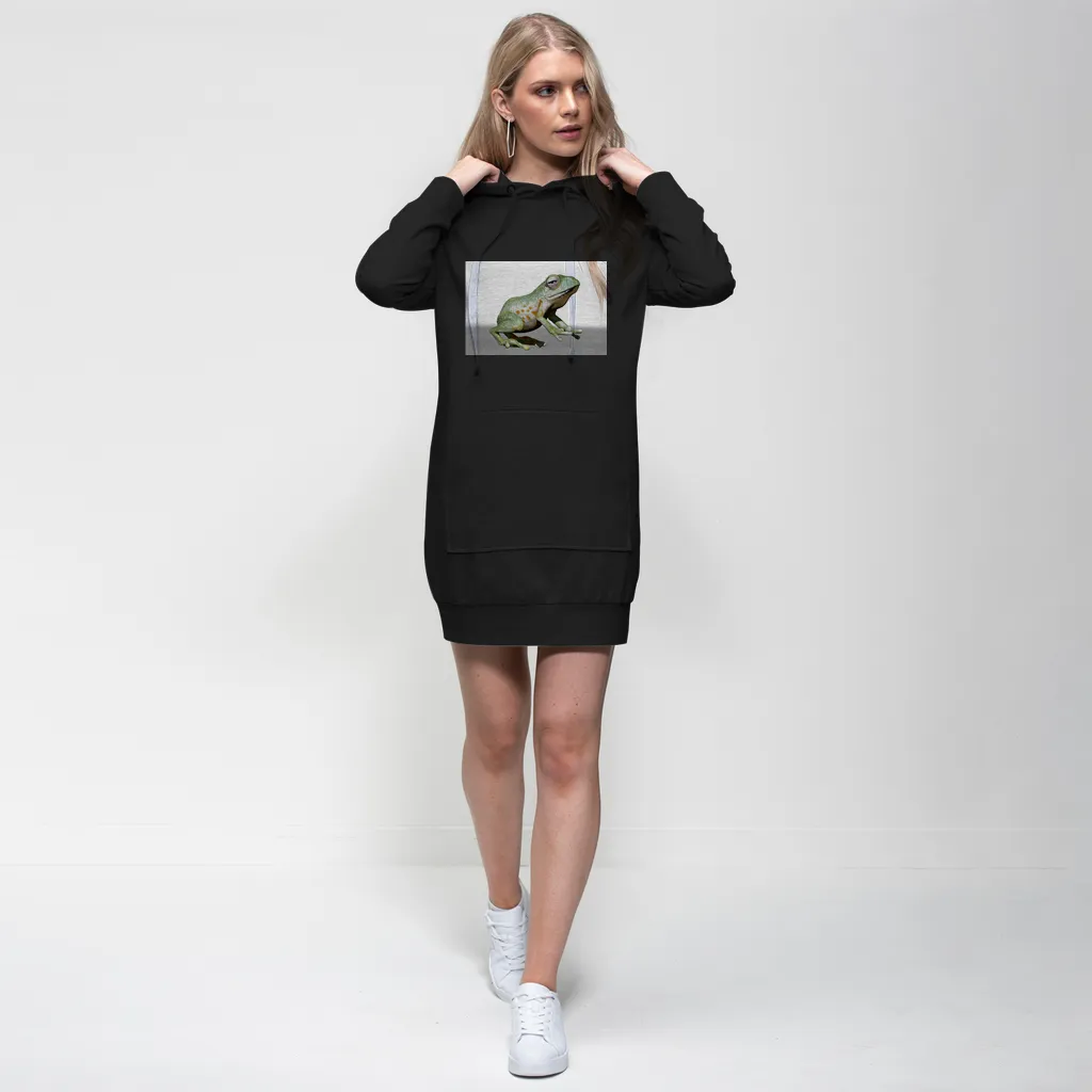 CG Frog Character Premium Adult Hoodie Dress